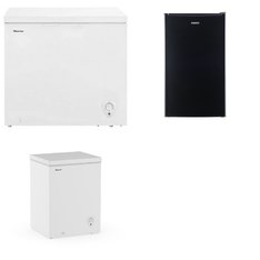 Pallet - 5 Pcs - Freezers, Refrigerators - Customer Returns - HISENSE, Galanz