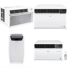 3 Pallets - 23 Pcs - Air Conditioners - Mixed Conditions - LG, Keystone, Honeywell, WHIRLPOOL