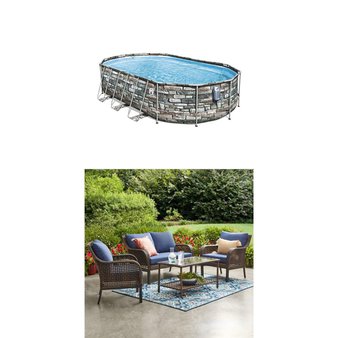 2 Pallets – 4 Pcs – Pools & Water Fun, Patio – Overstock – Coleman