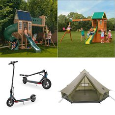 CLEARANCE! 2 Pallets - 17 Pcs - Outdoor Play, Powered, Outdoor Sports, Other - Customer Returns - KidKraft, Backyard Discovery, Hover-1, VEVOR