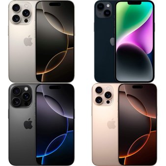 WEEKLY PHONES – 1 Case Pack – 10 Pcs – Brand New UNKNOWN Carrier – Apple – Walmart
