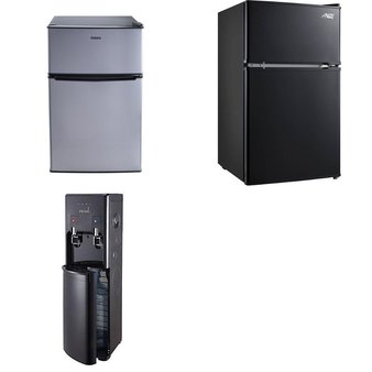 Pallet – 5 Pcs – Bar Refrigerators & Water Coolers, Freezers – Customer Returns – Arctic King, Galanz, Primo