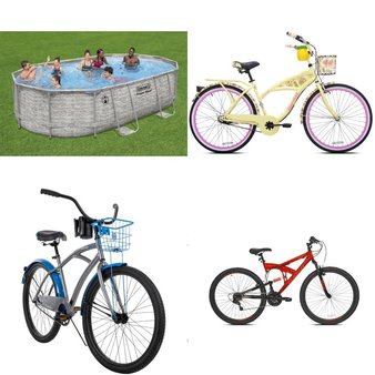 Pallet – 7 Pcs – Cycling & Bicycles, Pools & Water Fun – Overstock – Huffy, Margaritaville