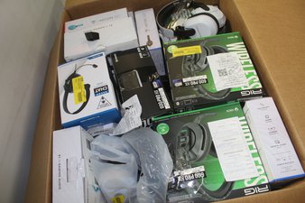 1 Parcel Box – 36 Pcs – Audio Headsets – OPEN BOX UNTESTED RETURNS – Walmart