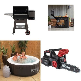 Pallet – 8 Pcs – Grills & Outdoor Cooking, Hedge Clippers & Chainsaws, Other, Leaf Blowers & Vaccums – Customer Returns – Mm, Hart, Hyper Tough, Macwagon