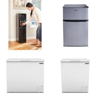 CLEARANCE! Pallet – 6 Pcs – Bar Refrigerators & Water Coolers, Refrigerators, Freezers – Customer Returns – Frigidaire, Galanz, Primo