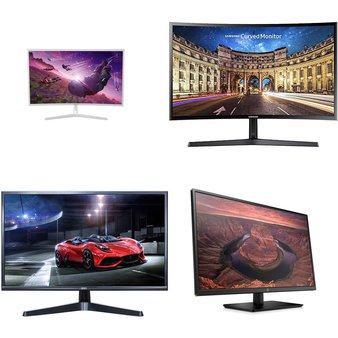 48 Pcs – Computer Monitors – Customer Returns – Samsung, Onn, HP, DELL