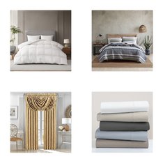 3 Pallets - 435 Pcs - Curtains & Window Coverings, Rugs & Mats, Sheets, Pillowcases & Bed Skirts, Bedding Sets - Like New or New Customer Returns - JC Penney