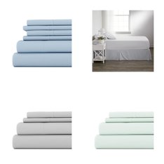 6 Pallets - 1379 Pcs - Curtains & Window Coverings, Bath, Sheets, Pillowcases & Bed Skirts, Decor - Mixed Conditions - Sun Zero, Madison Park, Eclipse, Asstd National Brand