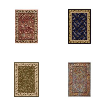 Pallet – 18 Pcs – Decor, Rugs & Mats, Curtains & Window Coverings – Mixed Conditions – Safavieh, Maples, Radici USA, Home Dynamix