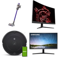 Pallet – 23 Pcs – Monitors, Vacuums, Speakers, Accessories – Customer Returns – MSI, Dyson, Samsung, 3M
