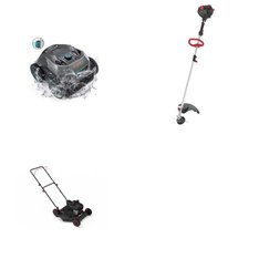 Pallet - 7 Pcs - Trimmers & Edgers, Mowers, Vacuums - Customer Returns - Hyper Tough, AIPER