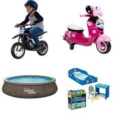 2 Pallets - 44 Pcs - Vehicles, Dolls, Vehicles, Trains & RC, Kids - Overstock - Disney, Huffy, JUSTICE, Spalding