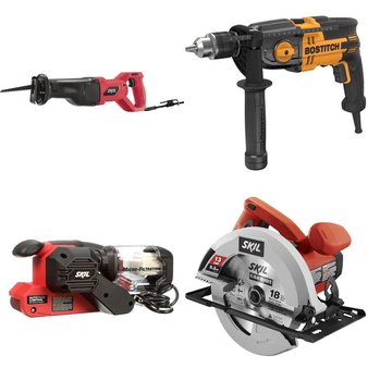 Pallet – 105 Pcs – Power Tools – Customer Returns – Skil, robert Bosch Tool Corporation, Hyper Tough, BLACK & DECKER