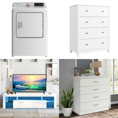 Pallet - 4 Pcs - Kids, TV Stands, Wall Mounts & Entertainment Centers, Bedroom, Laundry - Customer Returns - Homfa, UHOMEPRO, SEGMART, ELEMENT