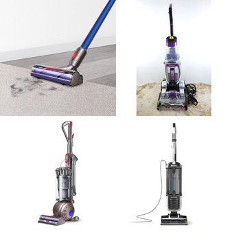 Pallet – 13 Pcs – Vacuums – Damaged / Missing Parts / Tested NOT WORKING – Dyson, Shark, Hoover, Bissell