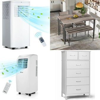 Pallet – 12 Pcs – Bedroom, Air Conditioners, Fans, Accessories – Customer Returns – LifePlus, RichYa, Costway, Gymax