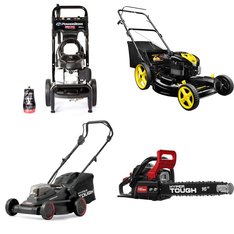 Pallet - 9 Pcs - Trimmers & Edgers, Mowers, Camping & Hiking, Hedge Clippers & Chainsaws - Customer Returns - Hyper Tough, Brute, Ozark Trail, PowerBoss