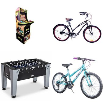 Pallet – 5 Pcs – Cycling & Bicycles – Customer Returns – Movelo, Barrington, ARCADE1up, Canadiana Columbia
