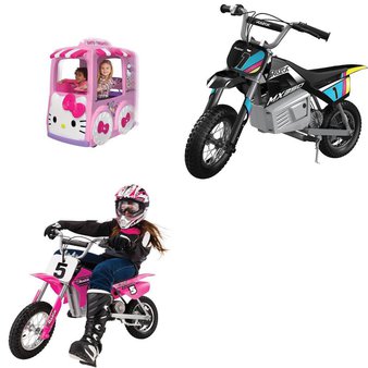 Pallet – 3 Pcs – Vehicles – Customer Returns – Razor, Hello Kitty