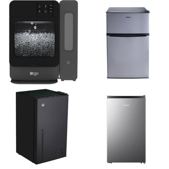 Pallet – 5 Pcs – Bar Refrigerators & Water Coolers, Ice Makers, Refrigerators – Customer Returns – Galanz, HISENSE, Orgo Products, Xbox