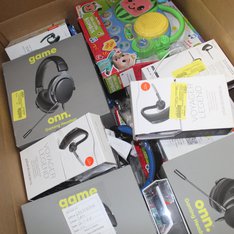 1 Parcel Box - 37 Pcs - Over Ear Headphones, In Ear Headphones - OPEN BOX UNTESTED RETURNS - Walmart