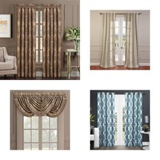 Pallet – 238 Pcs – Curtains & Window Coverings, Decor, Bath, Kitchen & Dining – Mixed Conditions – Fieldcrest, Eclipse, Sun Zero, Elrene Home Fashions