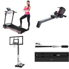 Pallet - 4 Pcs - Exercise & Fitness, Outdoor Sports, Golf - Customer Returns - Spalding, SwingLogic, Marcy, ICON Health & Fitness -- DROPSHIP