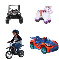 Pallet – 6 Pcs – Vehicles, Outdoor Sports – Customer Returns – Razor, STABLE BUDDIES, Spider-Man, Realtree