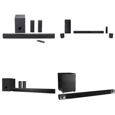 Pallet - 22 Pcs - Speakers, Shelf Stereo System - Damaged / Missing Parts / Tested NOT WORKING - Onn, LG, Samsung, VIZIO