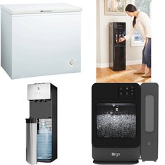 6 Pallets - 55 Pcs - Bar Refrigerators & Water Coolers, Freezers, Refrigerators, Ice Makers - Customer Returns - Primo, HISENSE, Primo Water, Galanz