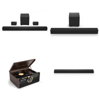 Pallet – 27 Pcs – Speakers, Accessories, CD Players, Turntables, Portable Speakers – Customer Returns – onn., Onn, Victrola, VIZIO