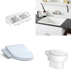 Pallet - 18 Pcs - Kitchen & Bath Fixtures, Hardware - Customer Returns - Kohler, Toto, TOTO USA, Saniflo