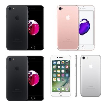 8 Pcs – Apple iPhone 7 – Refurbished (GRADE B – Unlocked) – Models: MN8G2LL/A, MN8H2LL/A – TF, MN8K2LL/A, MN8L2LL/A