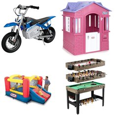 Pallet - 8 Pcs - Outdoor Play, Game Room, Unsorted, Vehicles, Trains & RC - Customer Returns - Little Tikes, Spalding, MD Sports, New Bright