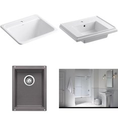 Pallet - 13 Pcs - Hardware, Kitchen & Bath Fixtures - Customer Returns - Kohler, ProFlo, Dayton, ELKAY