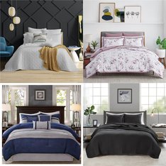 Pallet - 21 Pcs - Bedding Sets - Like New - Private Label Home Goods, Madison Park, 510 Design, Home Essence