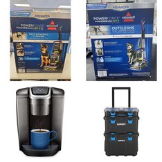 CLEARANCE! Pallet - 40 Pcs - Fishing & Wildlife, Humidifiers / De-Humidifiers, Single Cup Brewers, Deep Fryers - Overstock - Lew's, Keurig, Vicks, Bissell