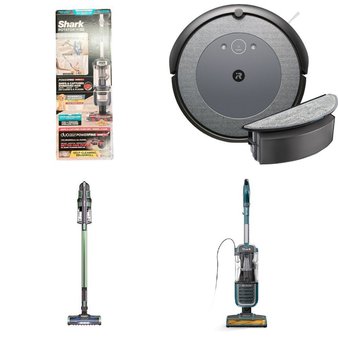 Pallet – 15 Pcs – Vacuums, Cleaning Supplies – Customer Returns – Shark, Dirt Devil, iRobot, Hoover