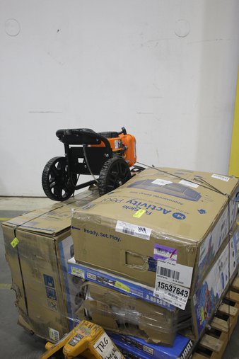 3 Pallets – 13 Pcs – Pressure Washers, Storage & Organization – Untested Customer Returns – Walmart