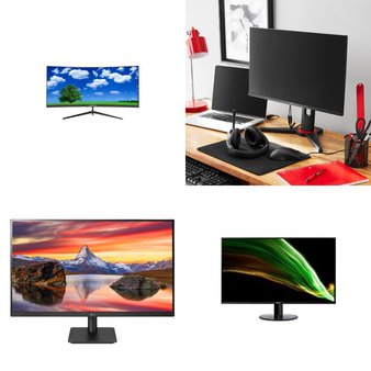 Pallet – 18 Pcs – Monitors – Customer Returns – Onn, ACER, LG, SCEPTRE