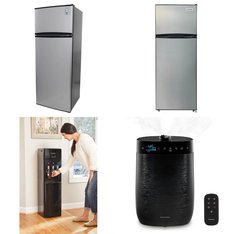 Pallet - 9 Pcs - Humidifiers / De-Humidifiers, Refrigerators, Bar Refrigerators & Water Coolers - Customer Returns - HoMedics, Frigidaire, Primo, Avanti