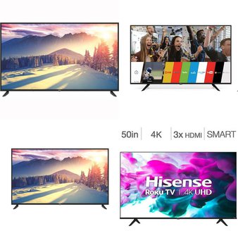 22 Pcs – LED/LCD TVs – Refurbished (GRADE A) – RCA, Samsung, HISENSE, TCL