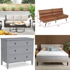 3 Pallets - 16 Pcs - New Living Room, Office, Dining Room & Kitchen - New and New Damaged Box - Walmart