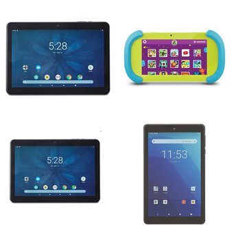 6 Pcs – Tablets – Refurbished (GRADE D) – Onn, Smartab, PBS Kids