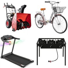 Pallet - 6 Pcs - Cycling & Bicycles, Unsorted, Camping & Hiking, Snow Removal - Customer Returns - Fixtech, Ktaxon, PowerSmart, MaxKare