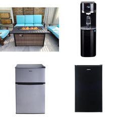 Pallet - 6 Pcs - Bar Refrigerators & Water Coolers, Refrigerators, Fireplaces - Customer Returns - Galanz, Great Value, Better Homes & Gardens