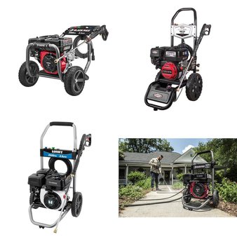 Pallet – 9 Pcs – Pressure Washers, Power Tools – Customer Returns – Black Max, Hart, PowerMate, Simpson