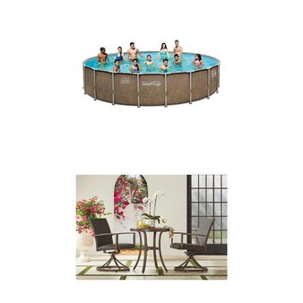 Pallet – 2 Pcs – Pools & Water Fun – Customer Returns – Summer Waves Elite