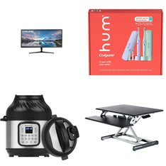 Pallet - 19 Pcs - Deep Fryers, Heaters, Monitors, Vehicles, Trains & RC - Damaged / Missing Parts / Tested NOT WORKING - Beautiful, Instant Pot, Samsung, Sky Rover